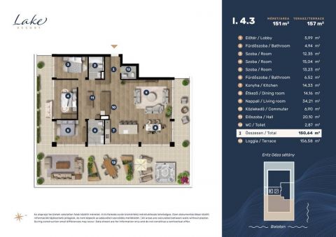 Eladó Lakás 8360 Keszthely , Lake Resort 