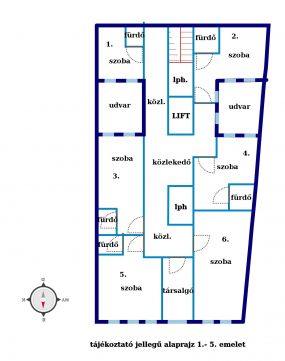 Eladó Ház 1084 Budapest 8. kerület József krt-tól pár lépésre 37 lakás vagy szállodaiszoba + vendéglátás és 3 garázsszint