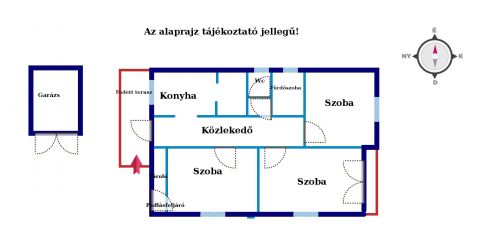 Eladó Ház 8713 Kéthely Csendes környék mégis központ közeli.