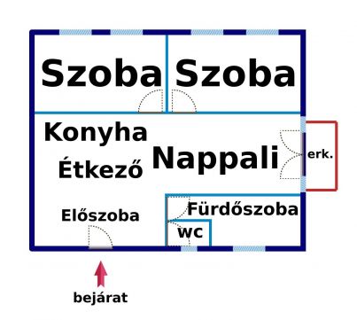 Eladó Lakás 8623 Balatonföldvár A Völgyhíd vonzáskörzetében