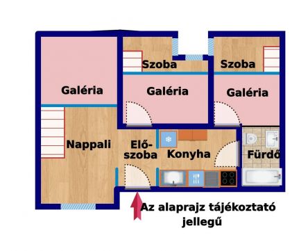 Eladó Lakás 1071 Budapest 7. kerület Felújított 3 szobás lakás AIRBNB-re alkalmas