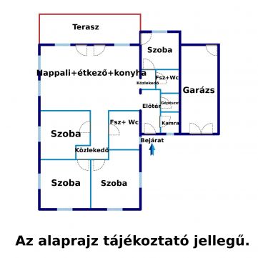 Eladó Ház 2330 Dunaharaszti Dunaharasztiban újépítésű, jó kialakítású, 5 szobás ikerház 