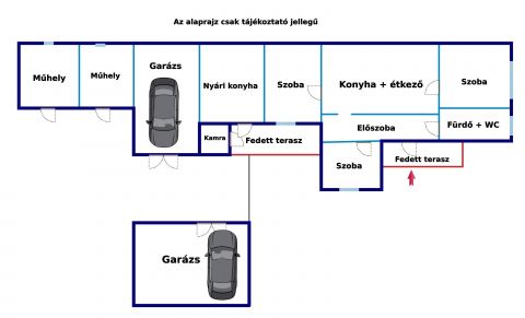 Eladó Ház 2768 Újszilvás Újszilváson Fő út  melletti csendes kis utcában 90 nm-es 3 szobás ház 1572 nm-es telken eladó.