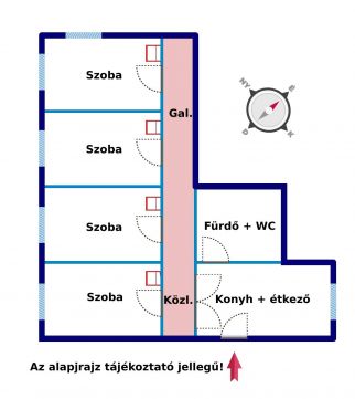 Eladó Lakás 1074 Budapest 7. kerület Rövid-, hosszú távra kiadható, befektetésre, irodának, nagyon jó helyen!