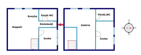 Eladó Lakás 2750 Nagykőrös Nagykőrös belvárosában, 2 szoba + nappalis lakás eladó