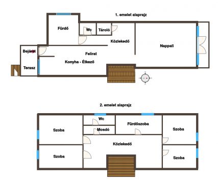 Kiadó Lakás 6000 Kecskemét KÉTSZINTES 200 M2-ES LAKÁS CÉGEKNEK KIADÓ 