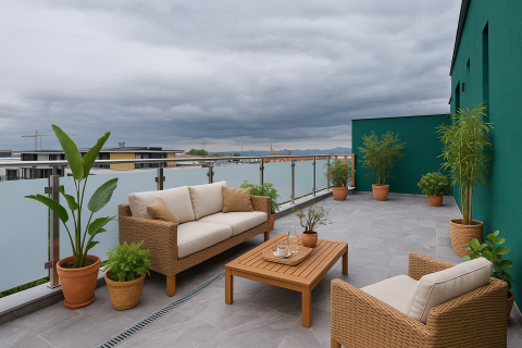 Eladó Lakás 1135 Budapest 13. kerület , Angyalföldön Patak mellett újszerű, Penthouse jellegű lakás!