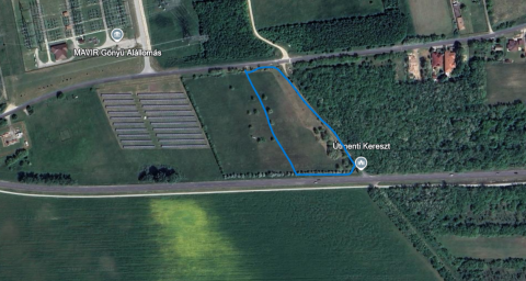 Kiadó Telek 9071 Gönyű KIADÓ 10 000 m2 KÜLTERÜLETI TELEK, PIACTÉR, GKSZ ÖVEZETBEN