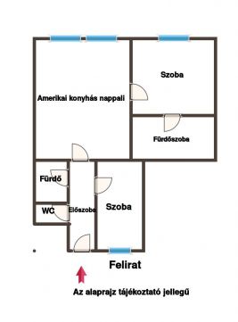 Eladó Lakás 1136 Budapest 13. kerület ***ÚJLIPÓTVÁROSBAN AMERIKAI KONYHÀS NAPPALI +2 HÁLÓS LAKÁS**