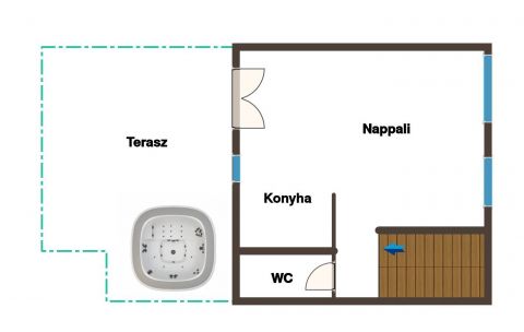 Eladó Lakás 1075 Budapest 7. kerület Penthouse lakás a Szimpla Kert szomszédságában