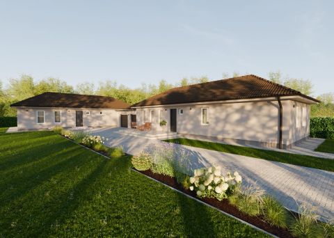 Eladó Ház 2364 Ócsa Garázskapcsolatos újépítésű Ikerház Ócsán (A épület)