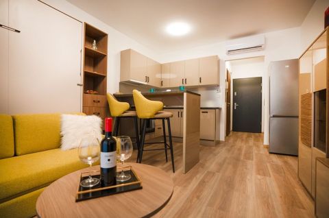 Kiadó Lakás 1086 Budapest 8. kerület , Erkélyes stúdiólakás kiadó a Magdolnanegyedben 