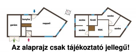 Eladó Ház 1106 Budapest 10. kerület Kőbánya kertváros részén eladó bruttó 130 nm-es ikerfél