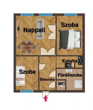 Kiadó Lakás 1063 Budapest 6. kerület Kodály Köröndnél  bútorozott 3 szobás lakás kiadó!