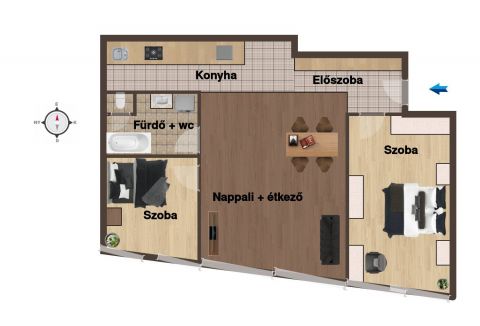 Kiadó Lakás 4026 Debrecen 