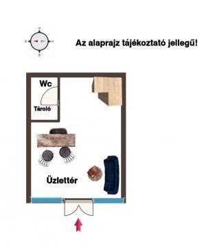 Eladó Üzlethelyiség 8640 Fonyód Központi üzlet