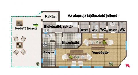 Eladó Vendéglátás 7200 Dombóvár Vasútállomás közelében