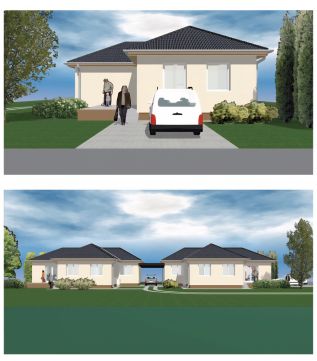 Eladó Ház 2243 Kóka Kókán Csendes utcába,Busz megállótól 10 percre