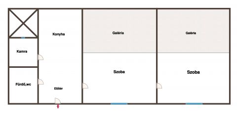 Eladó Lakás 1067 Budapest 6. kerület Andrássy úttól pár percre,rendezett házban 2 szobás lakás 