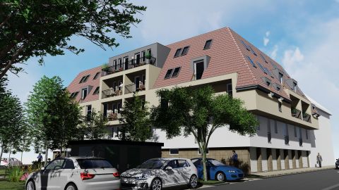 Eladó Lakás 6000 Kecskemét , 1-2-3 szobás lakások újépítésű, belvárosi liftes társasházban