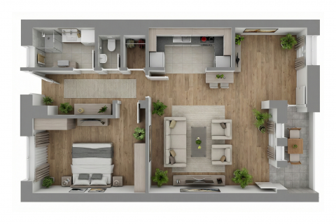 Eladó Lakás 6000 Kecskemét Kétszobás, újépítésű lakás Kecskemét belváros