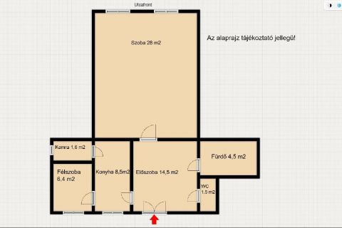 Eladó Lakás 1085 Budapest 8. kerület , 1085 Budapest 8, Csarnoknegyed