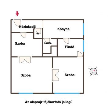 Eladó Lakás 1074 Budapest 7. kerület Jó elosztású, földszinti lakás Budapest VII. kerületében