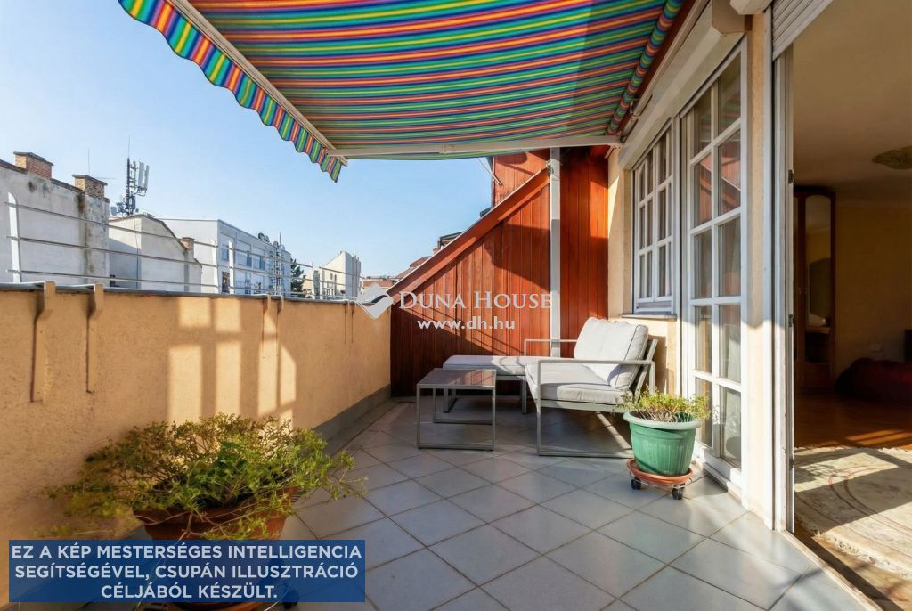 1085 Budapest 8. kerület , Palotanegyedben duplex tetőteraszos lakás eladó! — 1/32