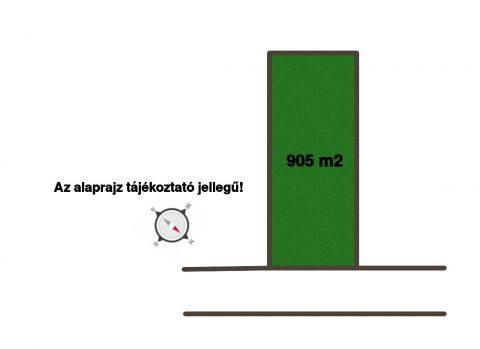 Eladó Telek 8183 Papkeszi Építési telek a Balatontól 10 km-re