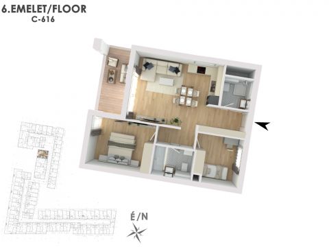 Eladó Lakás 1138 Budapest 13. kerület Lakópark a Duna partján: Otthonod a vízparti életstílus közepén!