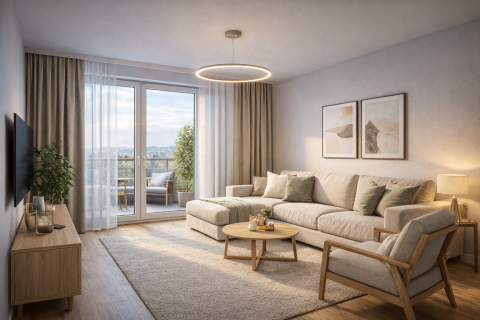 Eladó Lakás 1044 Budapest 4. kerület IV. újépítésű háromszobás első emeleti A+ energetika