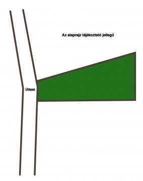 Eladó Telek 2373 Dabas Dabas csendes, városszéli aszfaltozott utcája