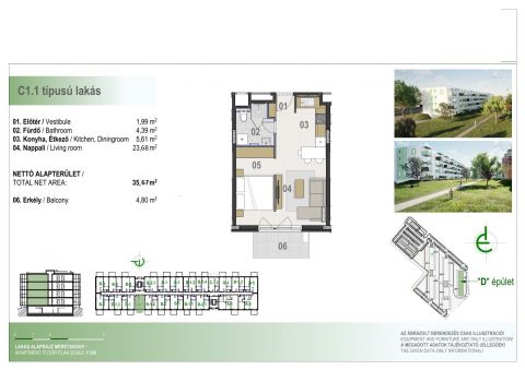 Eladó Lakás 4030 Debrecen , MODERN, FIATALOS ÚJ LAKÁSOK