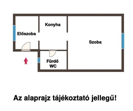 Eladó Lakás 1193 Budapest 19. kerület Kispesten 40m2-es lakás saját kis kertrésszel eladó
