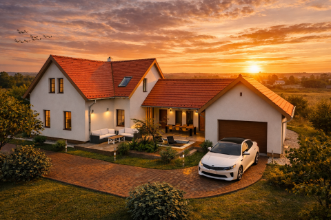 Eladó Ház 8245 Vászoly , Vászoly aszfaltos utcájában