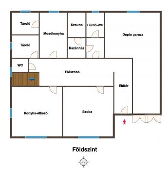 Eladó Ház 7400 Kaposvár Géza utca, nappali + 4 szobás, igényes családi ház