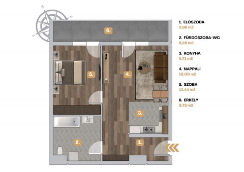 Eladó Lakás 1149 Budapest 14. kerület 