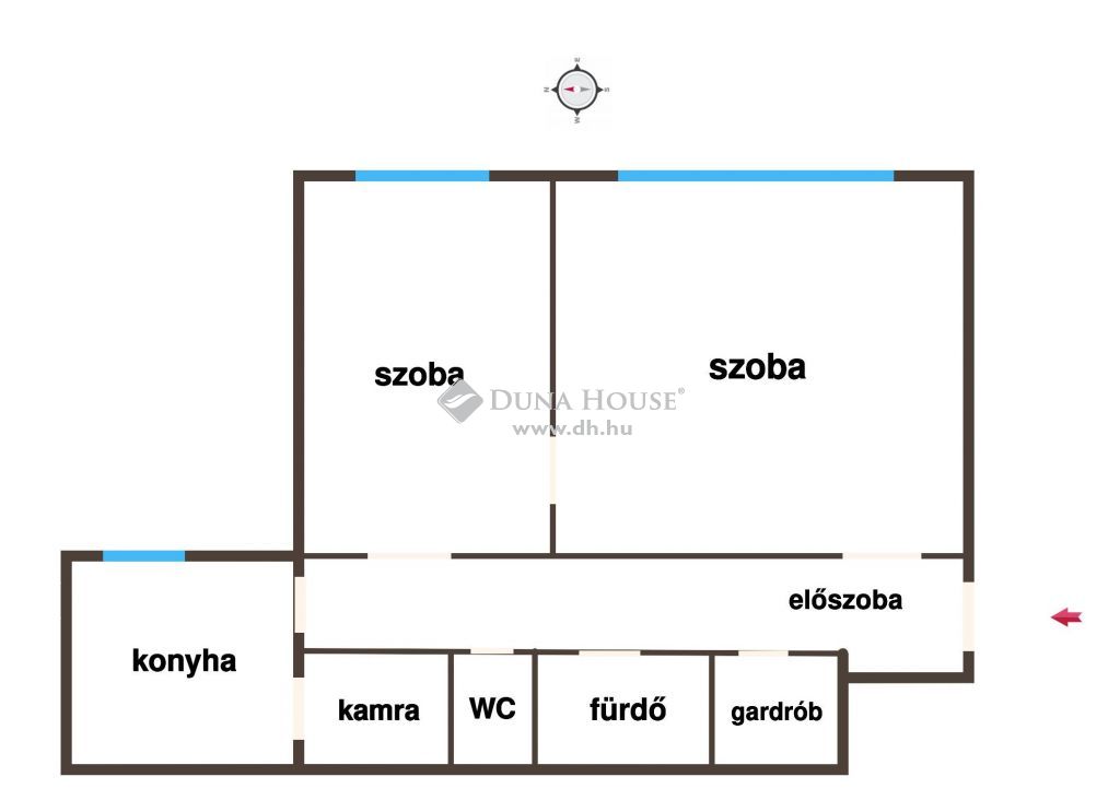 1203 Budapest 20. kerület , Hársfa stny, rendezett házban, 2 szobás, csendes lakás — 1/19