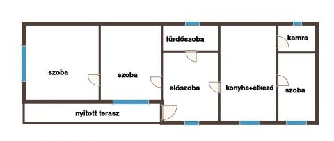 Eladó Ház 2098 Pilisszentkereszt Természet védelmi övezet mellett jó állapotú ház