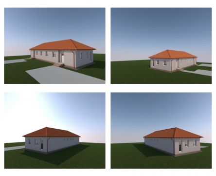 Eladó Ház 2213 Monorierdő , Újépítésű ikerházfél, hőszivattyús fűtés, külön bejárattal! 