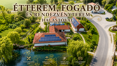 Kiadó Vendéglátás 6086 Szalkszentmárton , Kiadó  Bejáratott étterem–panzió–fogadó