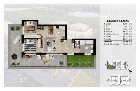 Eladó Lakás 8000 Székesfehérvár , Palotaváros