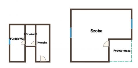 Eladó Ház 2600 Vác Vác Diósvölgyben kiváló panorámával rendelkező hetvégi ház