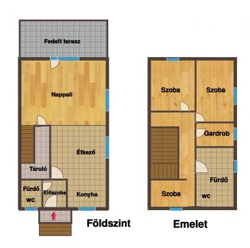 Eladó Ház 1172 Budapest 17. kerület Sorházi lakás autóbeállóval,csendes utcában!