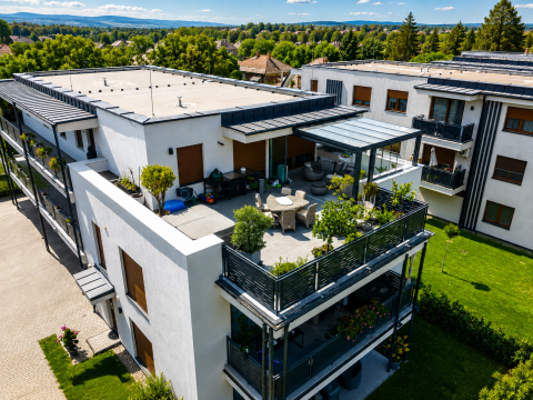 Eladó Lakás 1151 Budapest 15. kerület , XV. Penthouse 166nm 7 szoba, 68nm terasz, 20nm télikert 2024