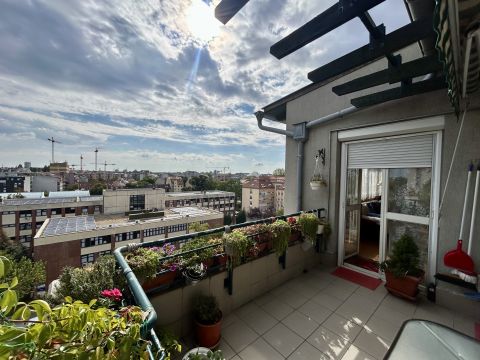 Eladó Lakás 1134 Budapest 13. kerület Angyalföldön teraszos, 2+1 félszobás lakás eladó!