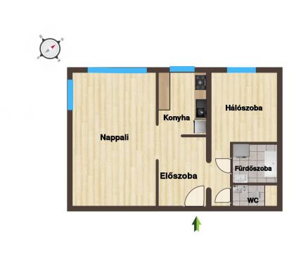 Eladó Lakás 1118 Budapest 11. kerület Egyedileg átalakított, extra napfényes felújított lakás